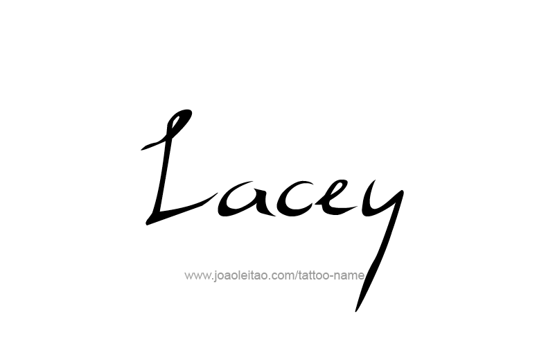 Tattoo Design Name Lacey   