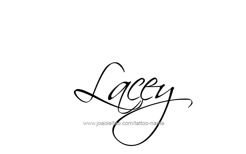 Tattoo Design Name Lacey   