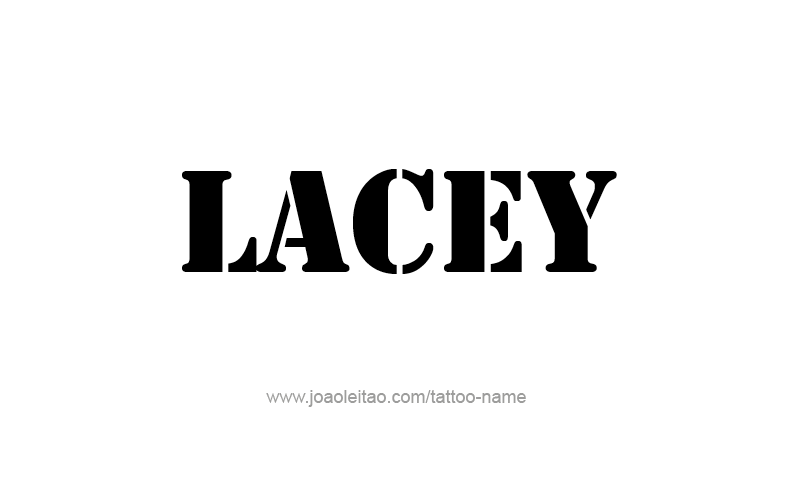 Tattoo Design Name Lacey   