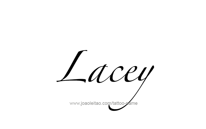 Tattoo Design Name Lacey   