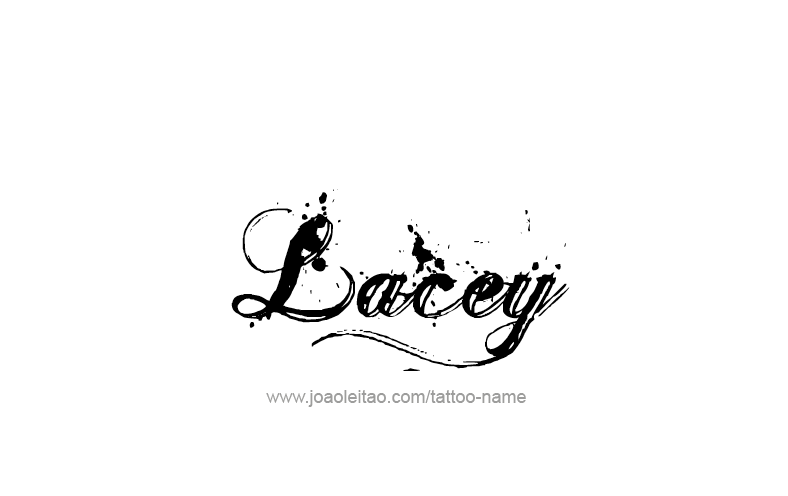 Tattoo Design Name Lacey   