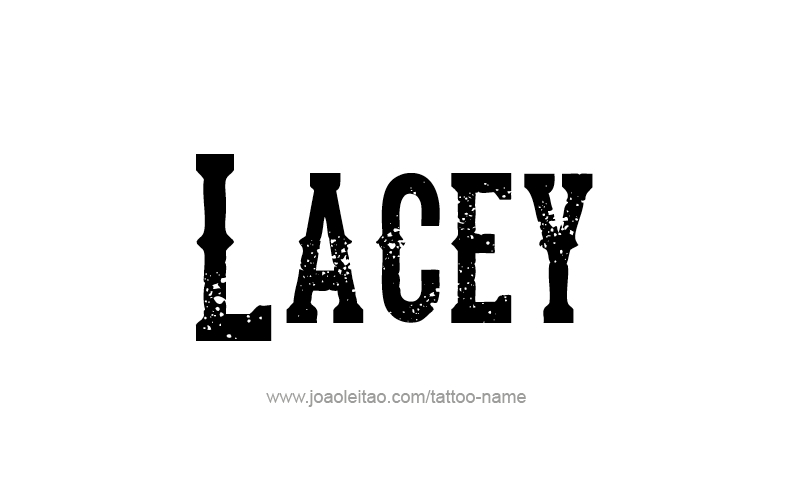 Tattoo Design Name Lacey   