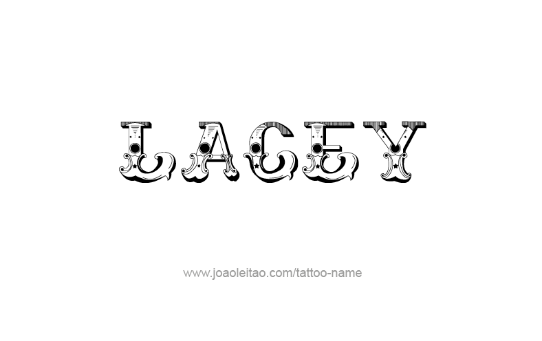 Tattoo Design Name Lacey   