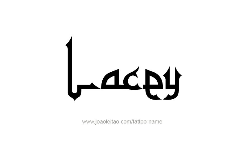 Tattoo Design Name Lacey   