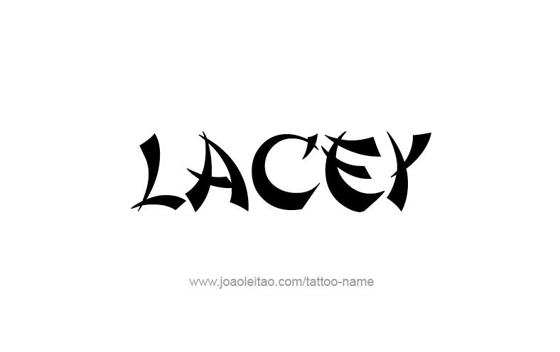 Tattoo Design Name Lacey   