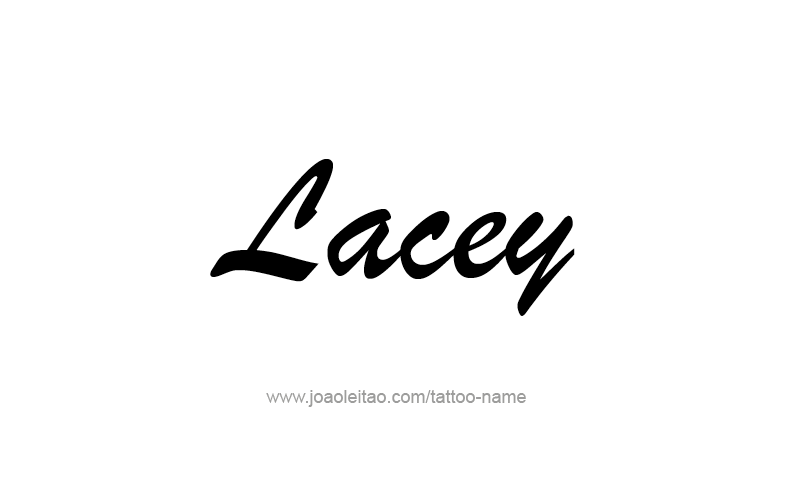 Tattoo Design Name Lacey   