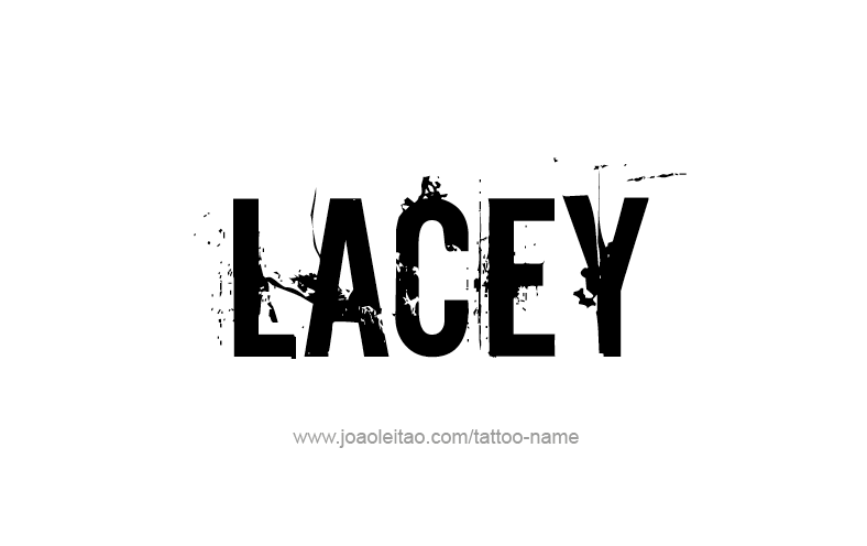 Tattoo Design Name Lacey   