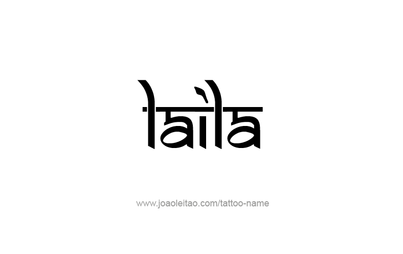 Tattoo Design Name Laila   