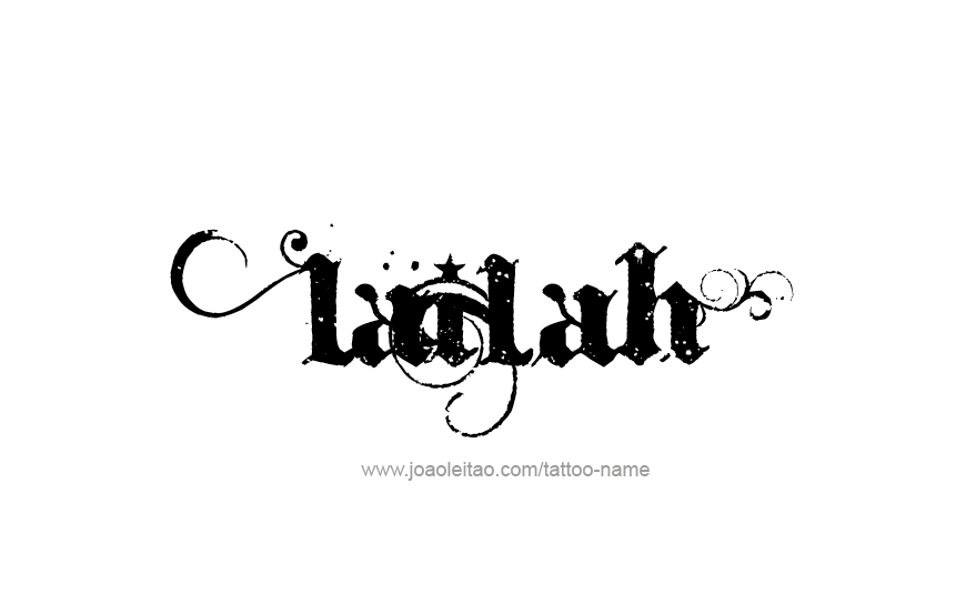 Tattoo Design Name Lailah   