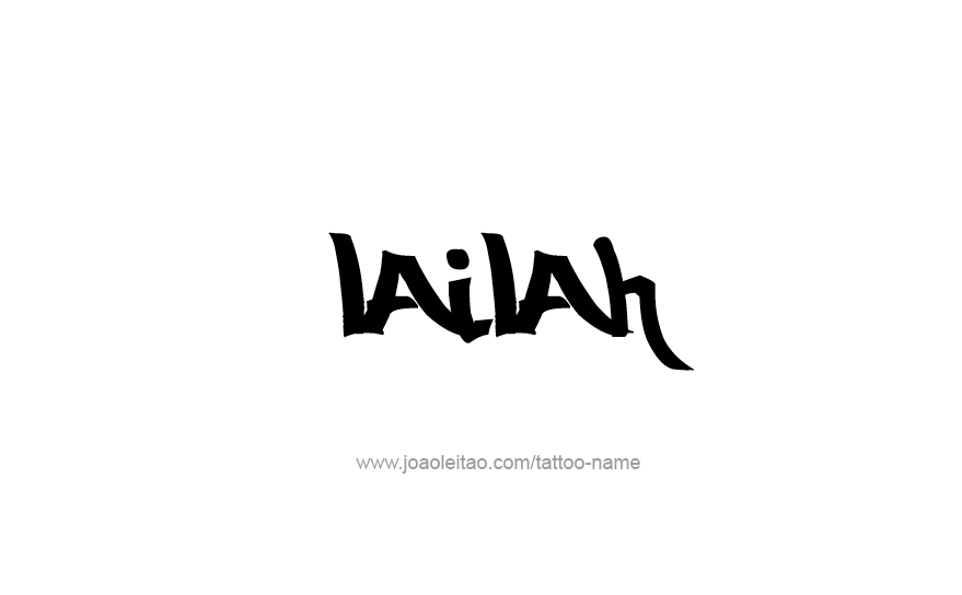 Tattoo Design Name Lailah   