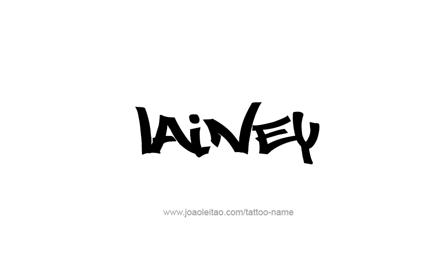 Tattoo Design Name Lainey   