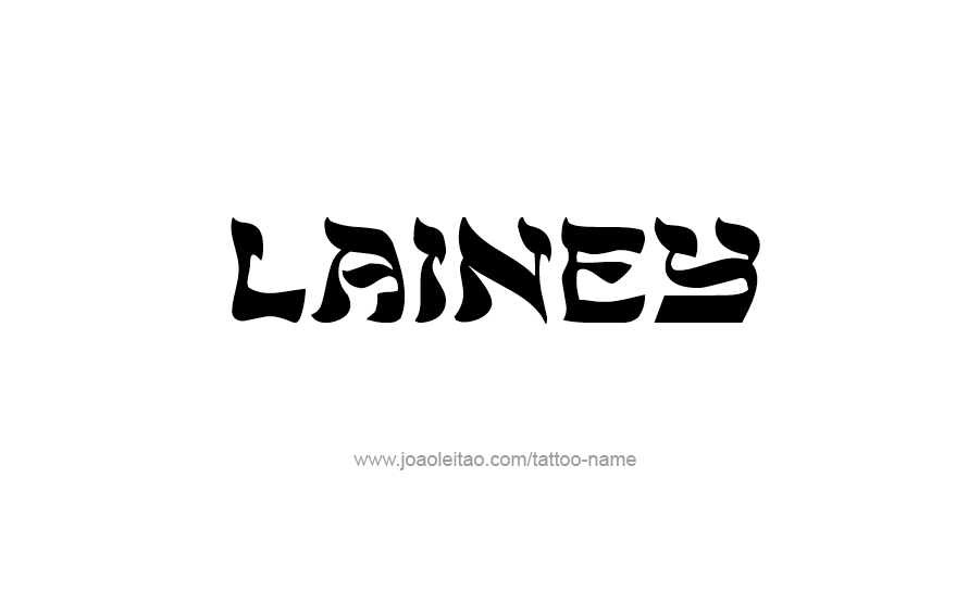 Tattoo Design Name Lainey   