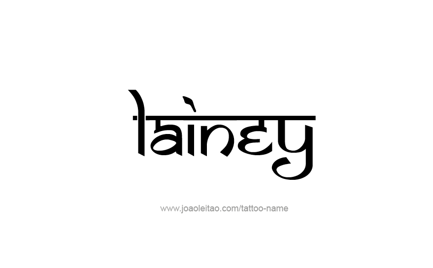 Tattoo Design Name Lainey   