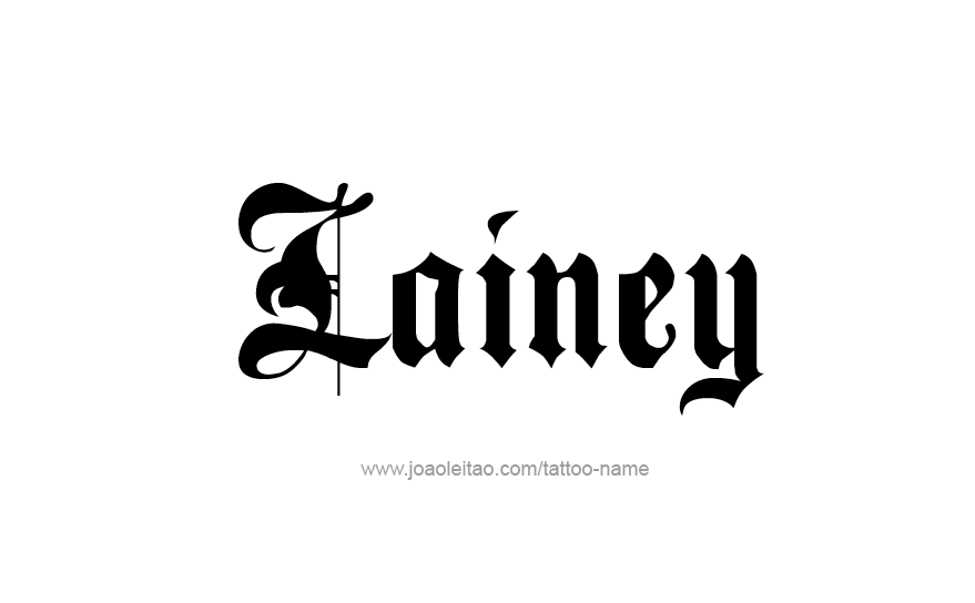 Tattoo Design Name Lainey   