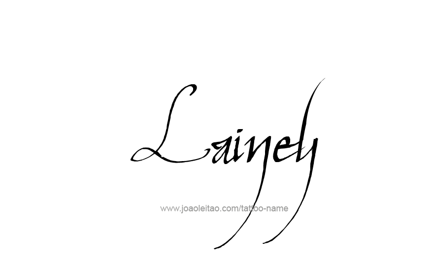 Tattoo Design Name Lainey   