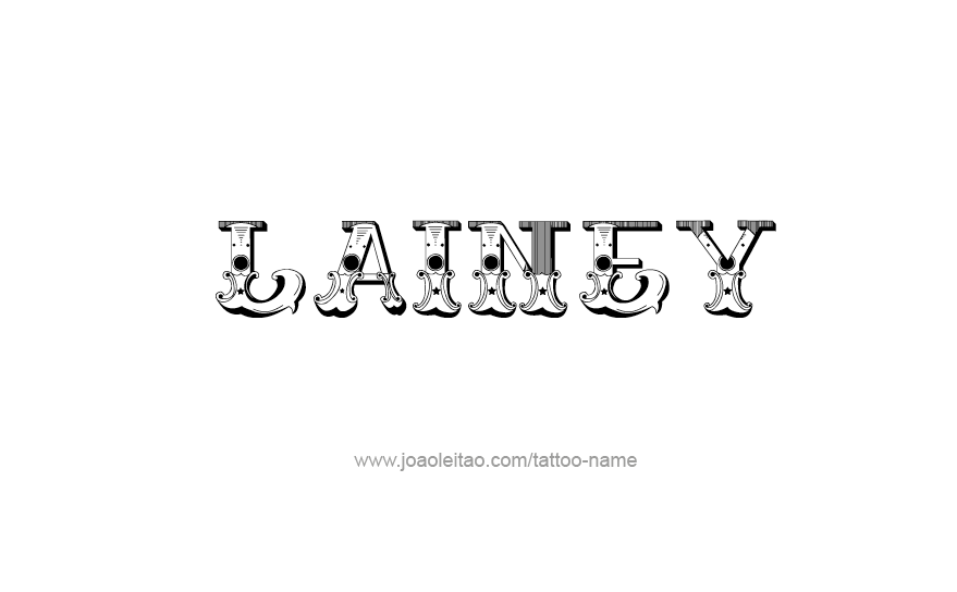 Tattoo Design Name Lainey   