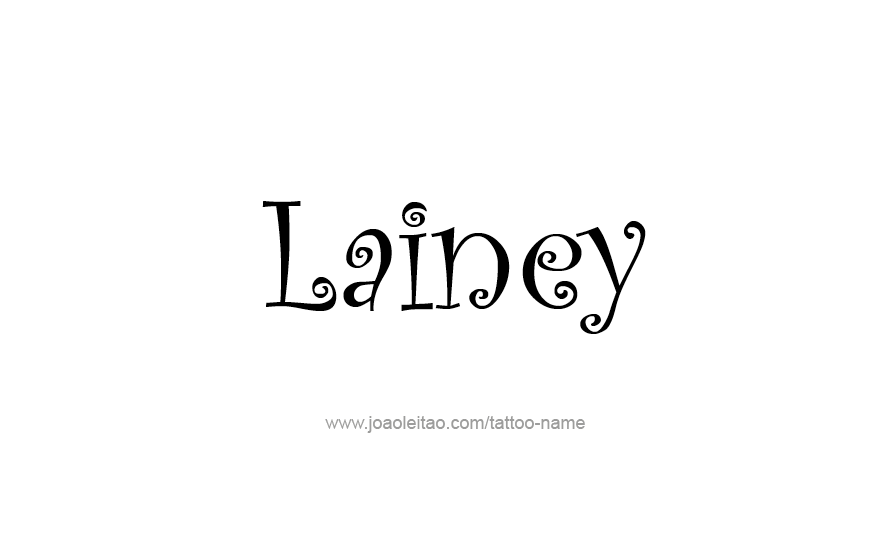 Tattoo Design Name Lainey   