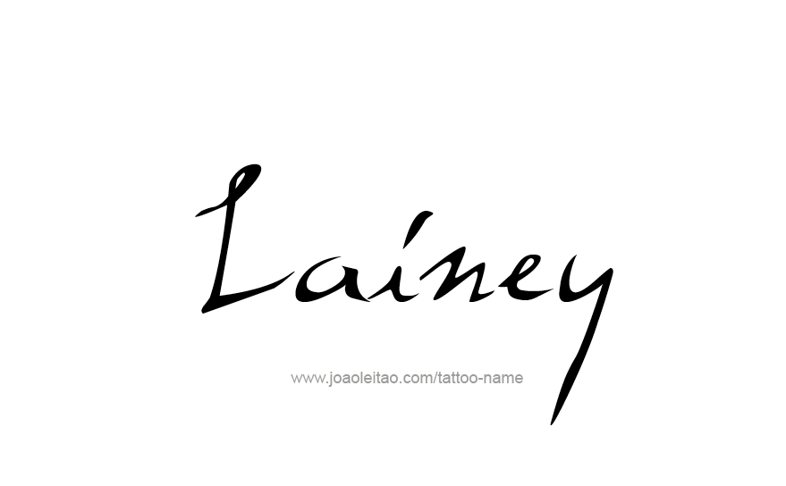 Tattoo Design Name Lainey   