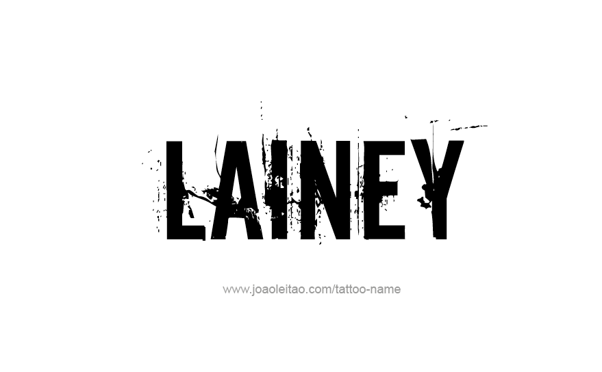 Tattoo Design Name Lainey   