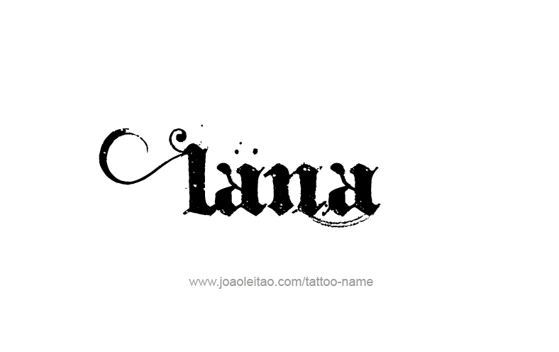 Tattoo Design Name Lana   