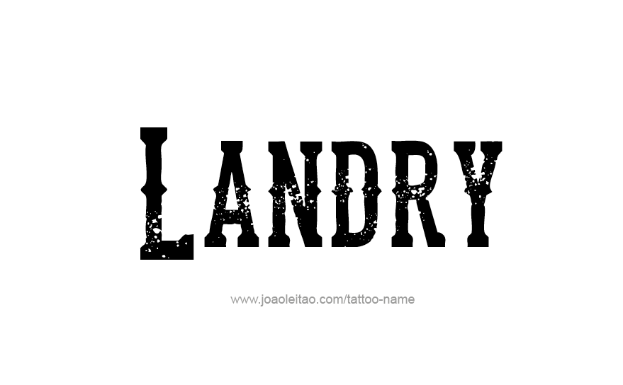 Tattoo Design Name Landry   