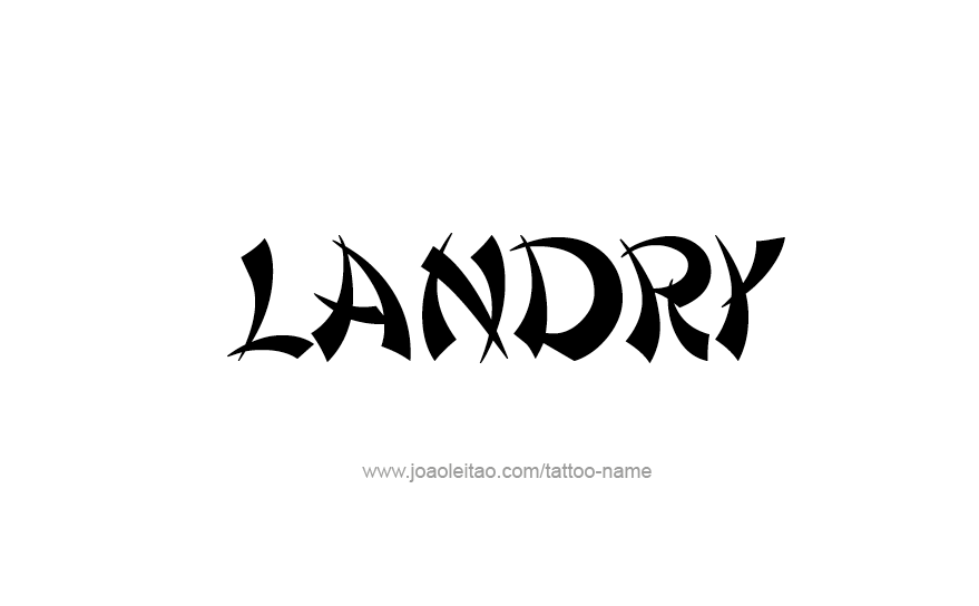 Tattoo Design Name Landry