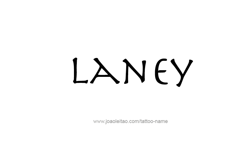 Tattoo Design Name Laney   