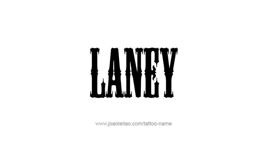 Tattoo Design Name Laney   