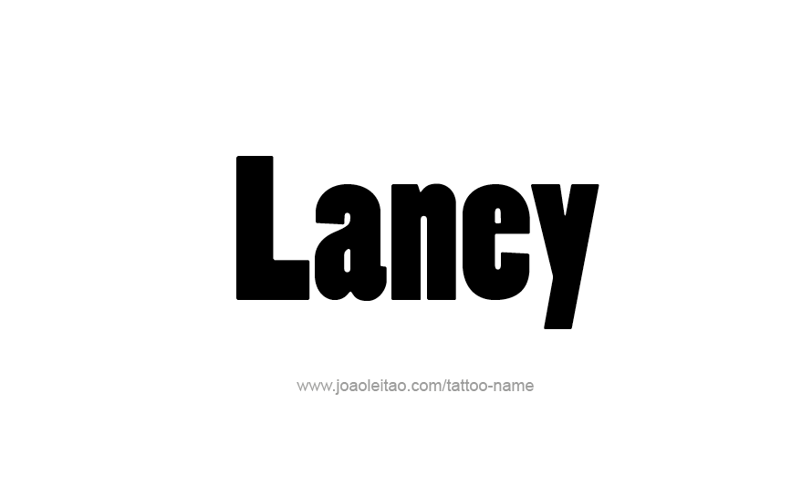 Tattoo Design Name Laney   