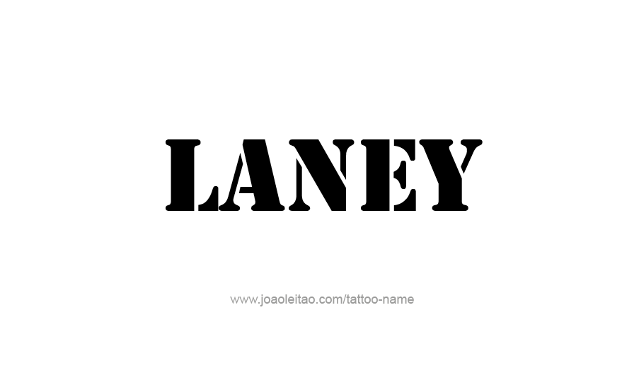 Tattoo Design Name Laney   