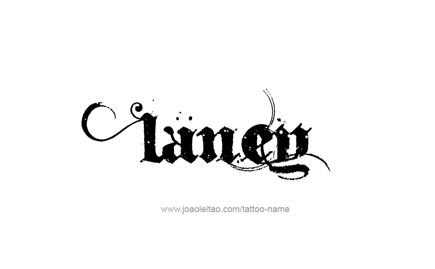 Tattoo Design Name Laney   