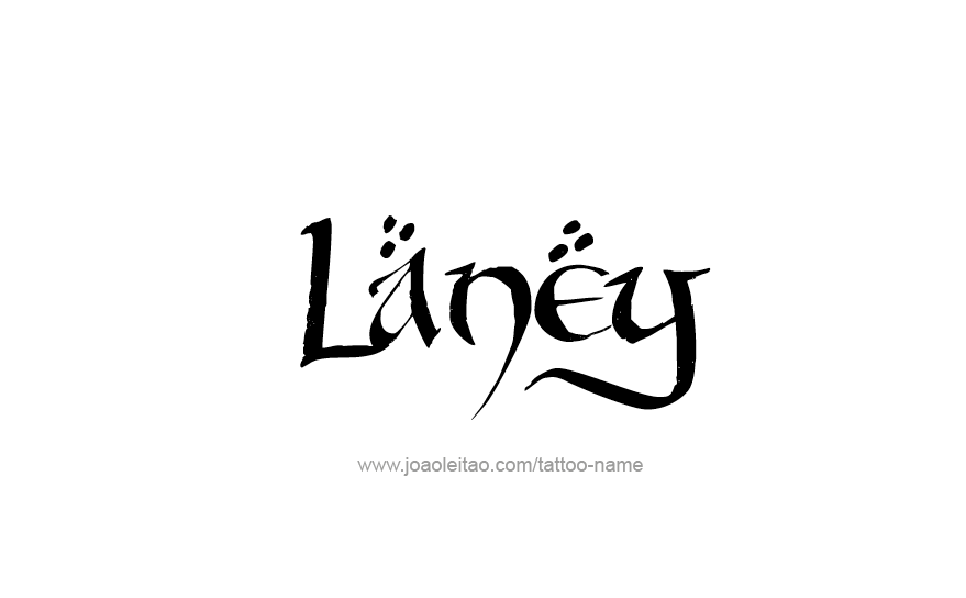 Tattoo Design Name Laney   