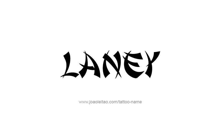 Tattoo Design Name Laney