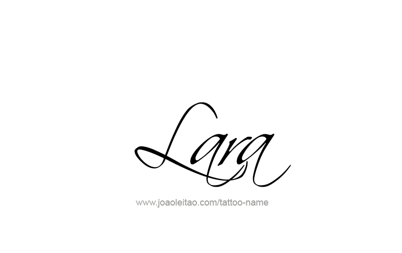 Tattoo Design Name Lara   