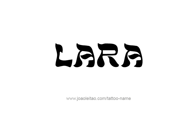 Tattoo Design Name Lara   