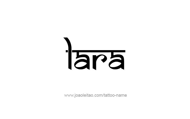 Tattoo Design Name Lara   