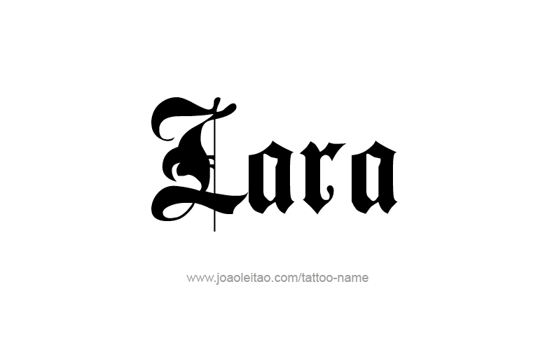 Tattoo Design Name Lara   