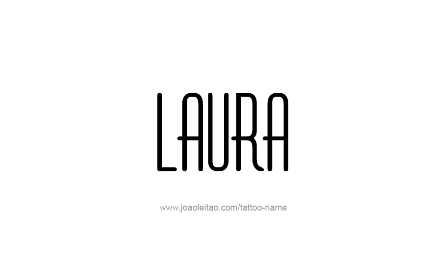 Tattoo Design Name Laura   