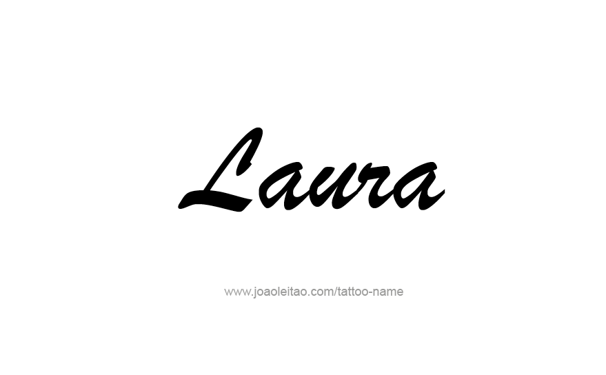 Tattoo Design Name Laura   