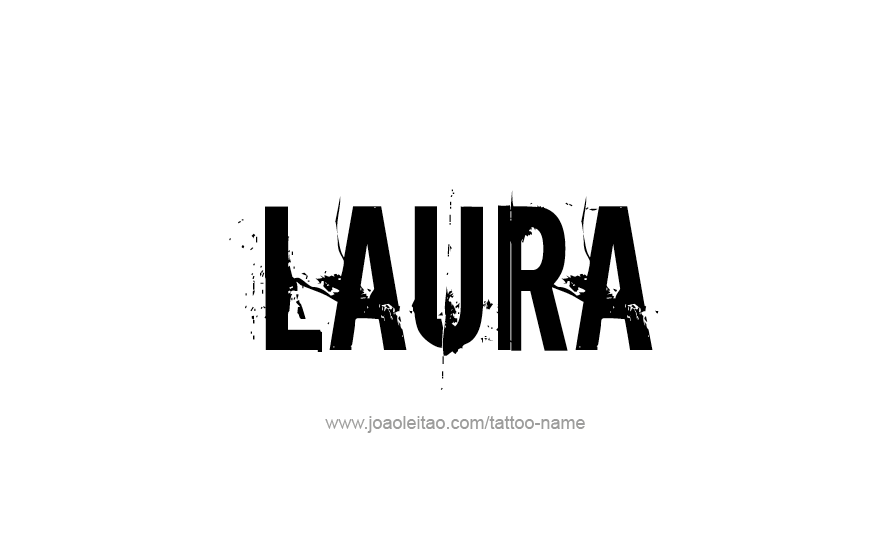 Tattoo Design Name Laura   