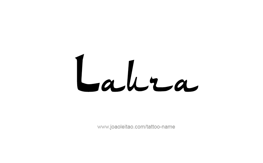 Tattoo Design Name Laura   