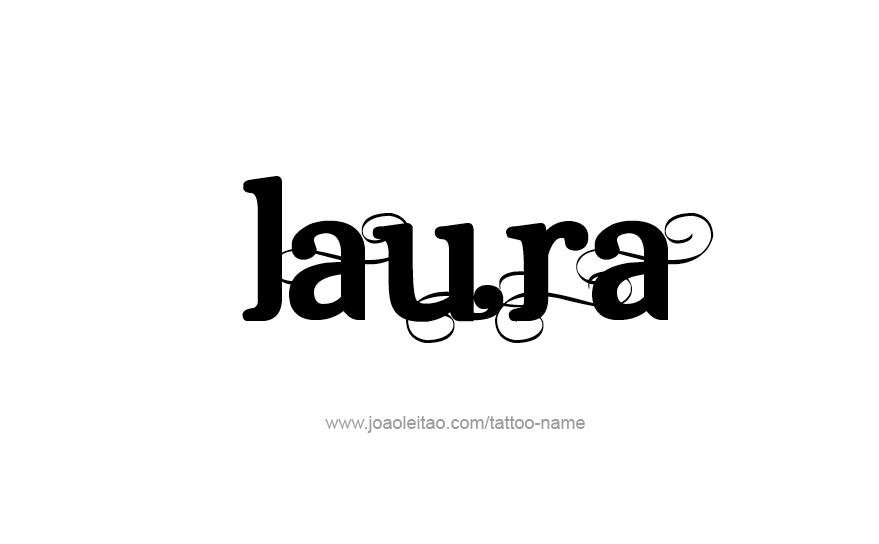 Tattoo Design Name Laura   