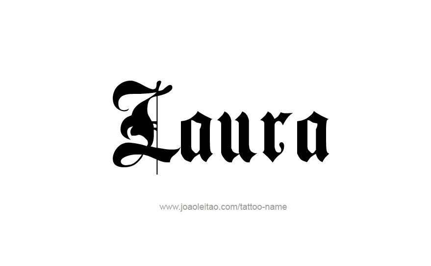 Tattoo Design Name Laura   