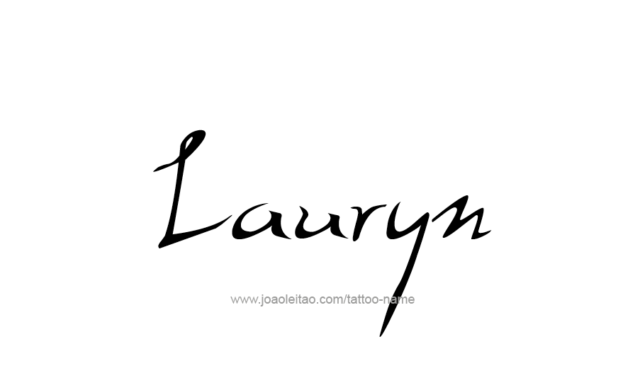 Tattoo Design Name Lauryn   