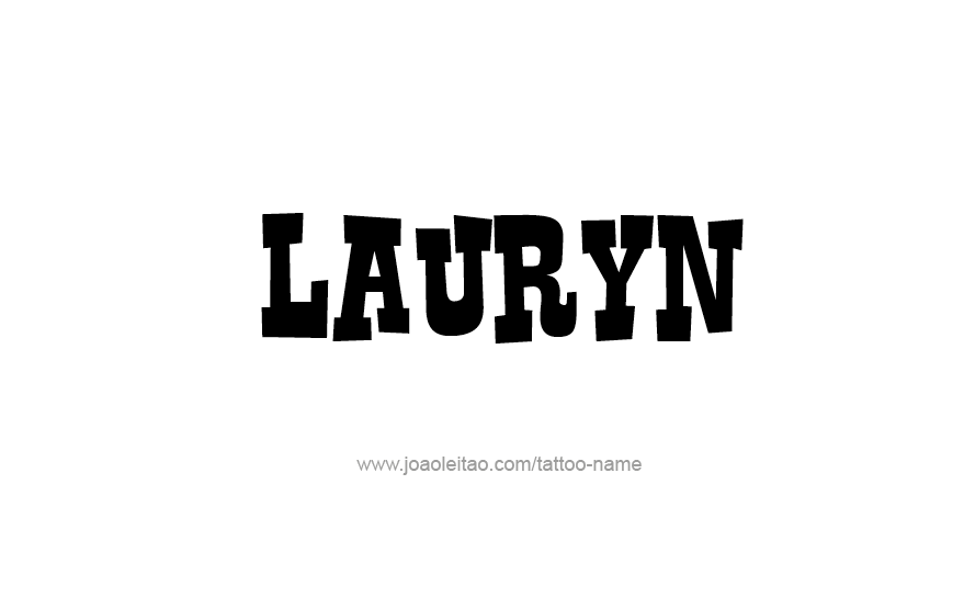 Tattoo Design Name Lauryn   