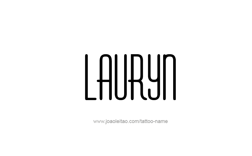 Tattoo Design Name Lauryn   