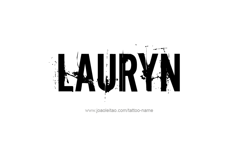 Tattoo Design Name Lauryn   