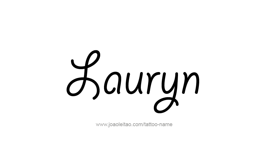 Tattoo Design Name Lauryn   