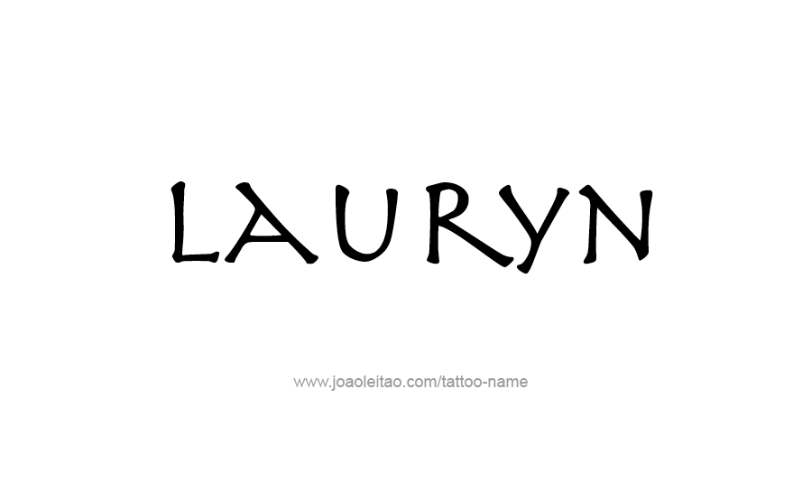 Tattoo Design Name Lauryn   