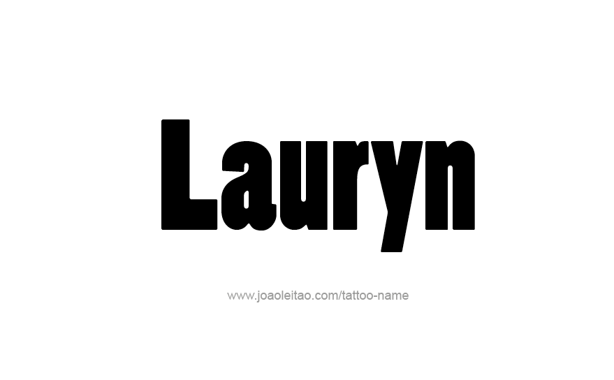 Tattoo Design Name Lauryn   